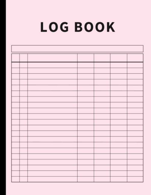 Log Book: Large Multipurpose with 7 Columns to Track Daily Activity