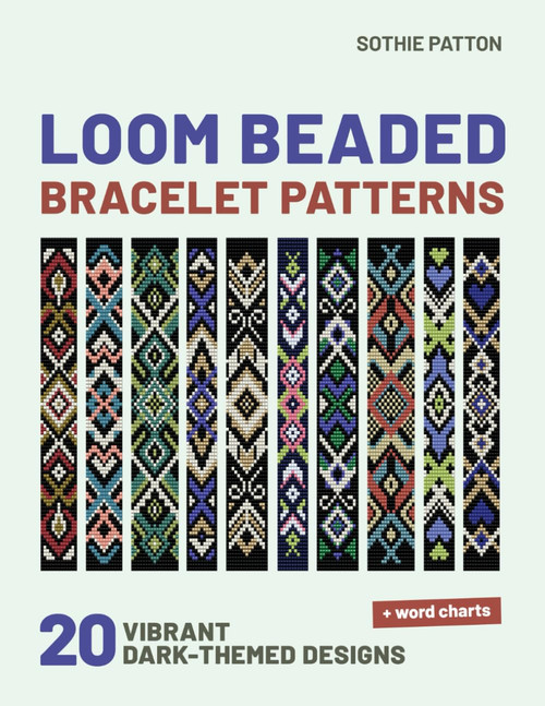 Loom Beaded Bracelet Patterns: 20 Vibrant Dark-Themed Designs