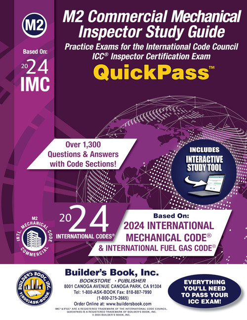 M2 Commercial Mechanical Inspector QuickPass Study Guide Based On 2024