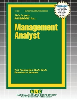 Management Analyst (Career Examination)