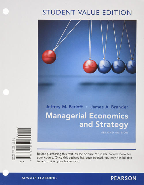 Managerial Economics and Strategy