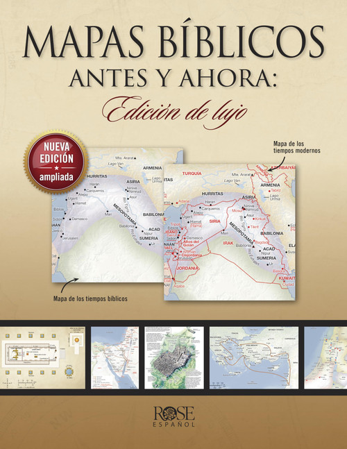 Mapas bíblicos antes y ahora: Edición de lujo: Edición nueva y ampliada (Spanish Edition)