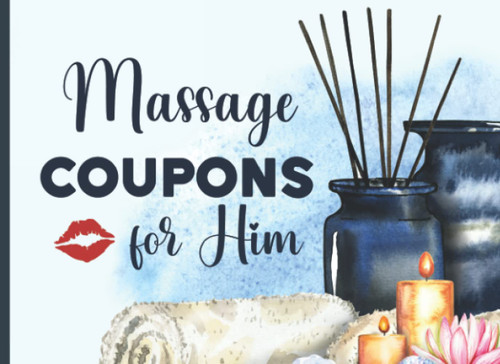 Massage Coupons for Him: Spa Vouchers for Husband, Partner, or Boyfriend