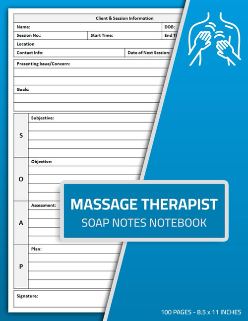 Massage Therapist SOAP Notes Notebook