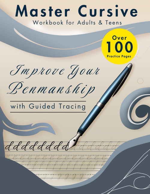 Master Cursive Workbook for Adults & Teens