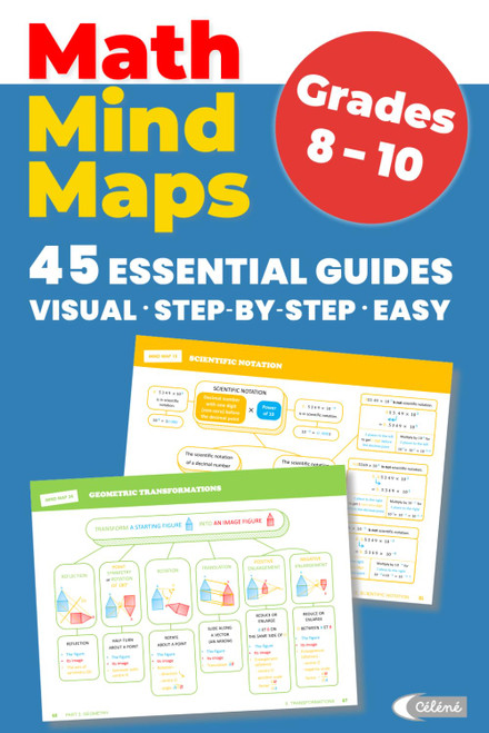 MATH MIND MAPS Grades 8–10: Visual, Step-by-Step and Easy Learning