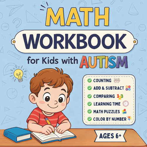 Math Workbook for Kids with Autism