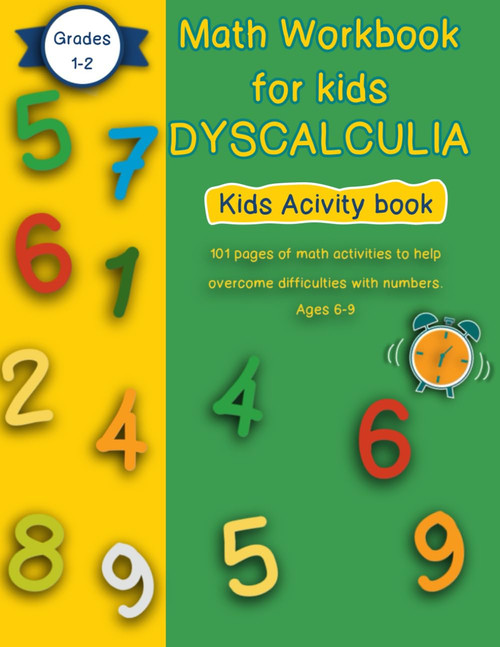 Math Workbook For Kids With Dyscalculia 1-2 Grade