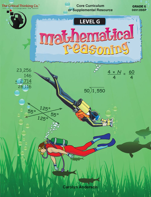 Mathematical Reasoning Level G Workbook - Bridging the Gap Between