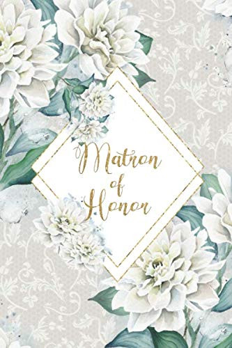 Matron of Honor: Floral Wedding Organizer and Notebook Mini Planner