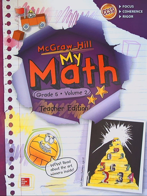 McGraw-Hill My Math, Grade 5 Volume 2, Teacher Edition, CCSS Common Core