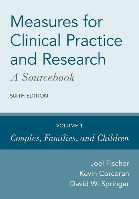 Measures for Clinical Practice and Research