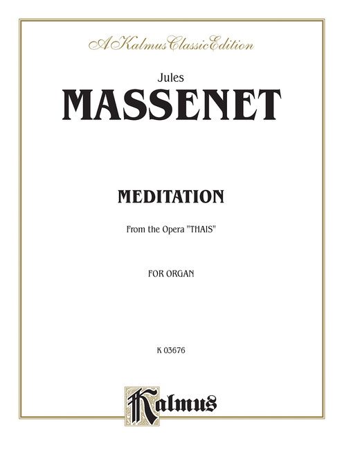 Meditation from the Opera Thaïs: Sheet