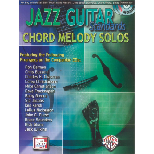 Mel Bay Jazz Guitar Standards Chord Melody Solos (Book & CD)