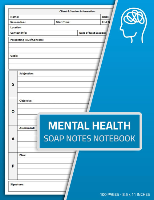 Mental Health SOAP Notes Notebook