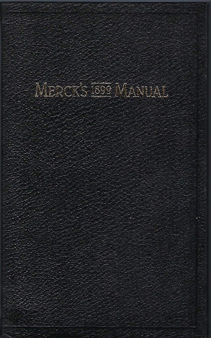 Merck's 1899 Manual
