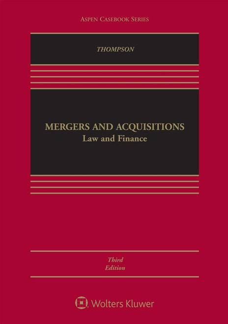 Mergers and Acquisitions: Law and Finance