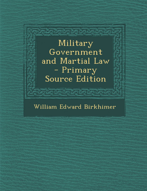 Military Government and Martial Law