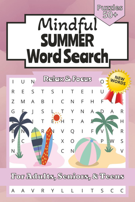 Mindful Summer Word Search Puzzle Book