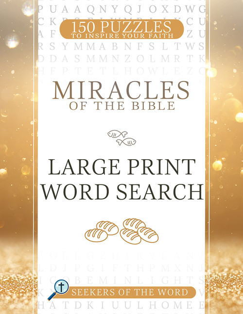 Miracles of the Bible Large Print Word Search