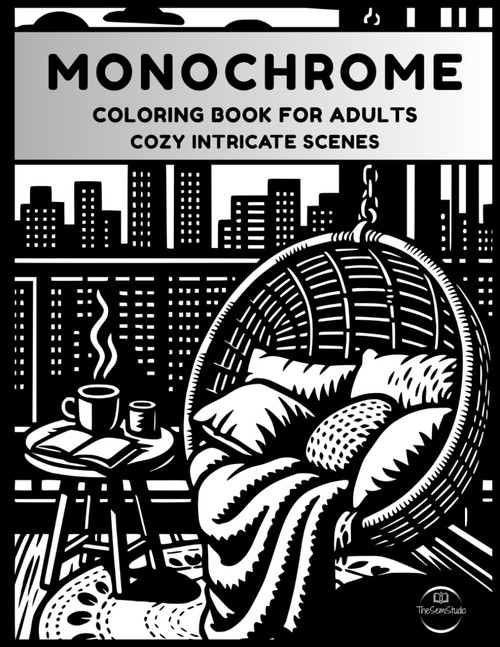 Monochrome Coloring Book for Adults