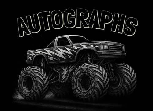 Monster Truck Autograph Book: Collect Signatures and Photos of Drivers at