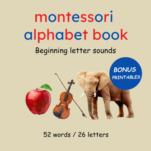 Montessori Alphabet Book - Beginning letter sounds