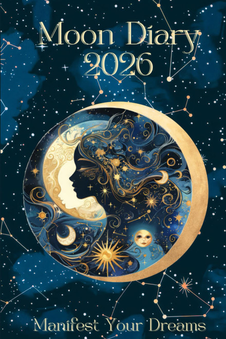 Moon Diary 2026 Moon Cycles and Meanings, Positive Affirmations