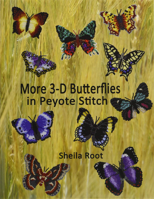 More 3-D Butterflies in Peyote Stitch