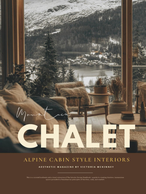 Mountain Chalet Interior Design Magazine: Winter Cabin Style Coffee Table Book & Après-Ski