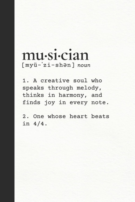 Music Journal Notebook for Writing Music & Lyrics: Gift for Musicians