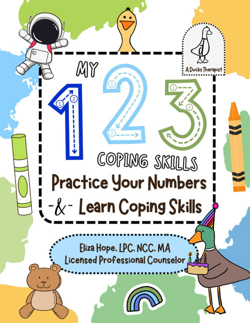 My 123 Coping Skills and Number Tracing