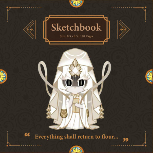 Mystic Flour Cookie - Sketchbook: Cookie Run Character Drawing Book