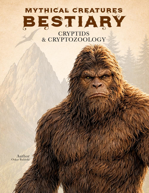 Mythical Creatures Bestiary: Cryptids & Cryptozoology: Illustrated