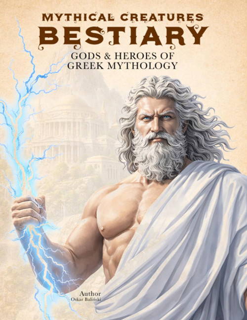 Mythical Creatures Bestiary: Gods & Heroes of Greek Mythology: