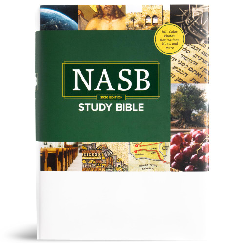 NASB Study Bible – Hardcover, Red Letter, Study Notes