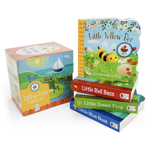 Nature Friends Lift-a-Flap Boxed Set 4-Pack: Little Red Barn