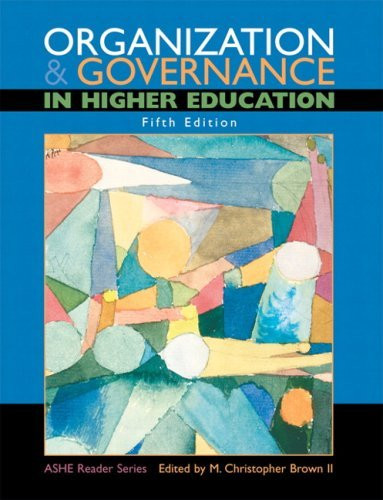 Organization And Governance In Higher Education