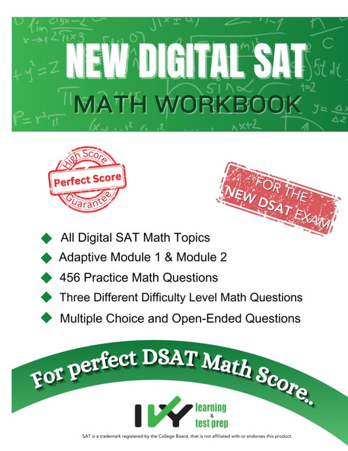 NEW Digital SAT Math Workbook: All Digital SAT Math Topics with Adaptive