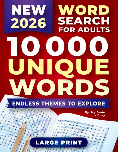 New Word Search Book for Adults: Large Print Word Find Puzzles for