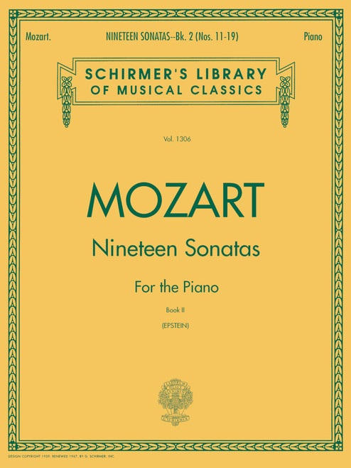 Nineteen (19) Sonatas For The Piano Book 2 English Spanish Text