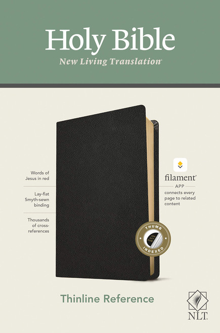 NLT Thinline Reference Bible, Filament Enabled