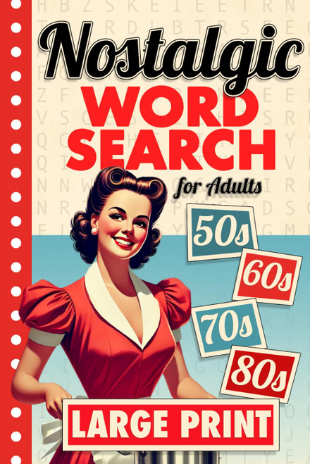 Nostalgic Word Search Large Print