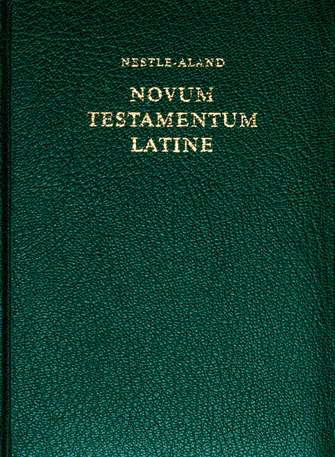 Novum Testamentum Latine (Nova Vulgata), with Critical Apparatus