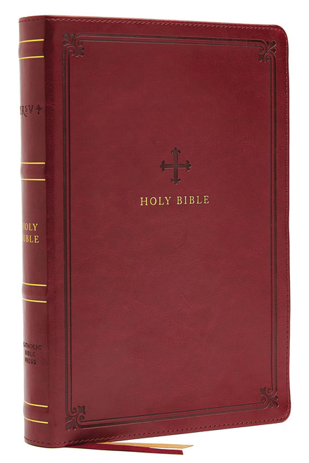 NRSV Catholic Bible – Thinline, Leathersoft, Red