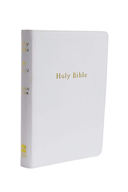NRSV, The Catholic Gift Bible, Imitation Leather, White