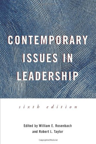 Contemporary Issues In Leadership