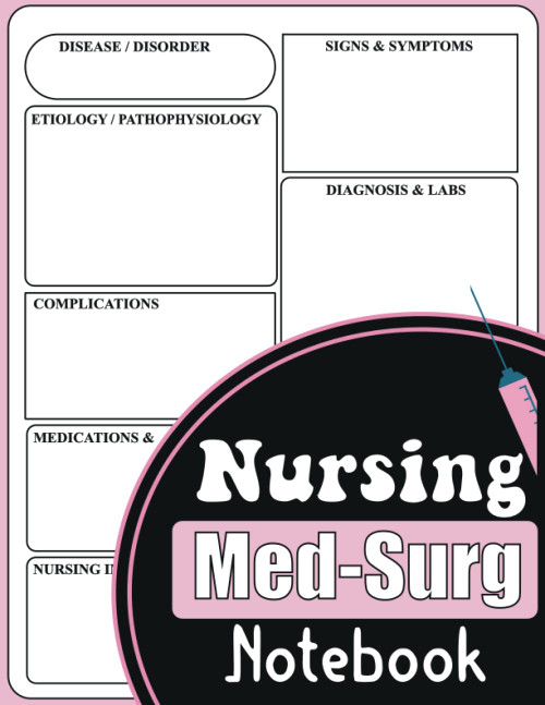 Nursing Med-Surg Notebook & Note Guide