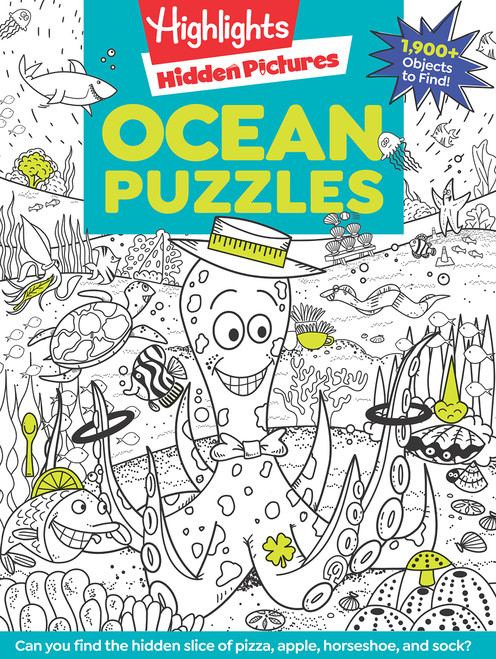 Ocean Puzzles: Over 100 Ocean-Themed Search and Find Puzzles for Kids 6