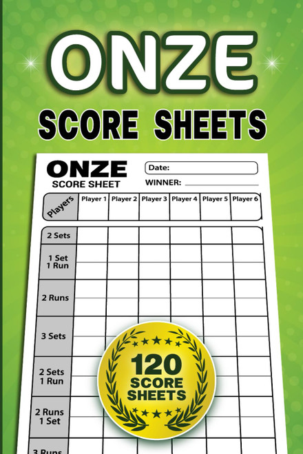 ONZE Score Sheets: Score Record Book for ONZE Card Games – Keep Track of Every Round